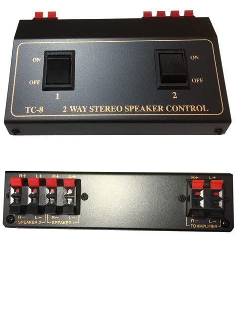 speaker cable junction box|speaker switch box best buy.